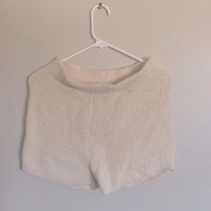 Nasty Gal High-Rise Furry Bike Shorts (Small)